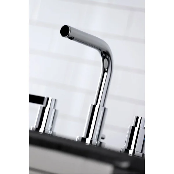 Kingston Brass FSC8958NDL 8 in. Widespread Bathroom Faucet - Brushed Nickel