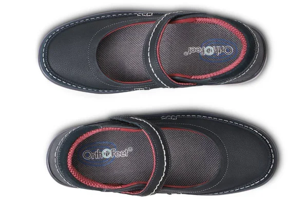 Women's OrthoFeet Athens Mary Jane - Size: 8, Blue