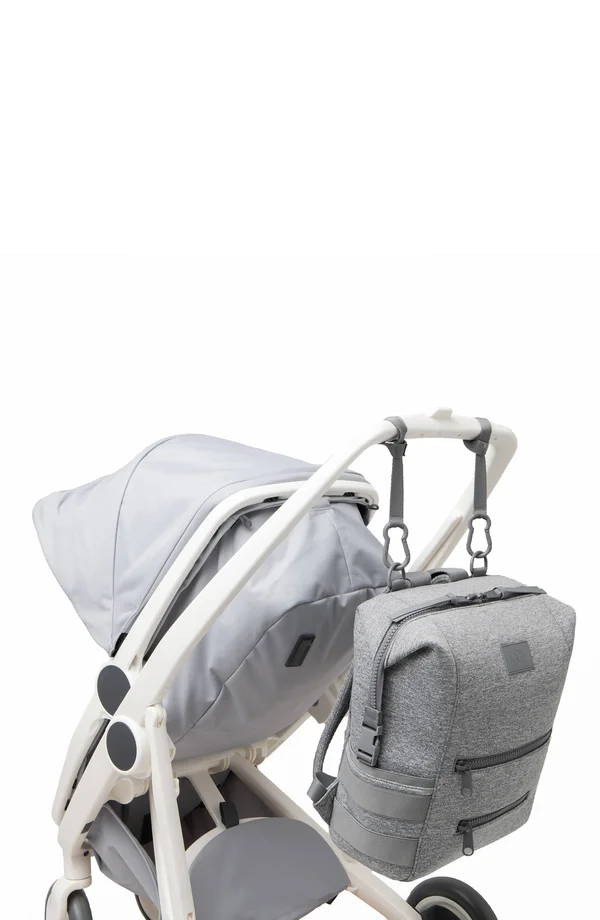 Dagne Dover Indi Diaper Backpack Heather Grey One Size