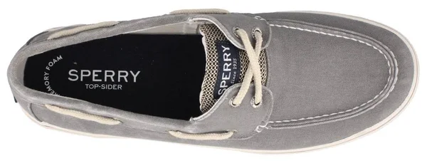 Men's Sperry, Halyard Boat Shoe, Size: 9 W, Gray