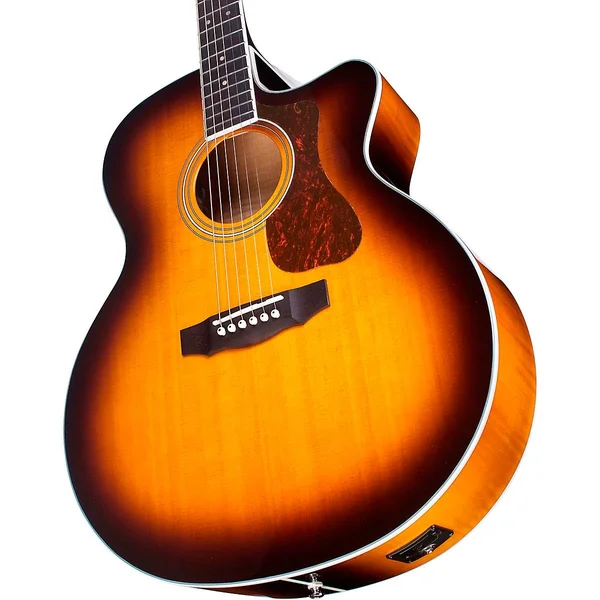 Guild F-250CE Deluxe - Acoustic-Electric Guitar - Antique Burst
