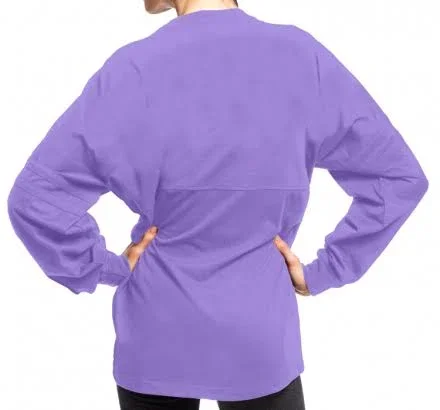 Custom Printed Boxercraft Women's Ladies Pom Pom Pullover, Size: L, Lilac