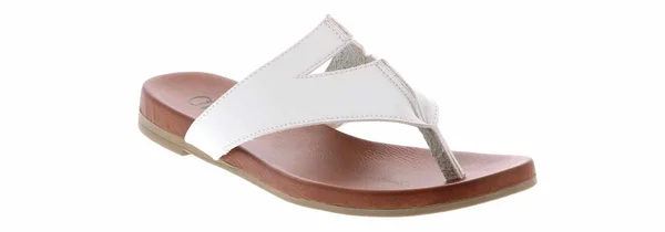 Mia Amore Patriciaa Sandal - Women's, White, Size 6, Sandals, Flat