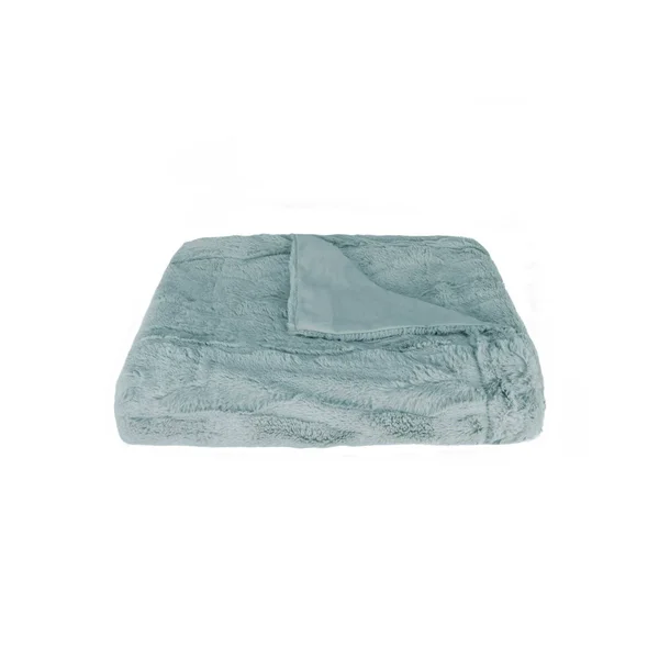 50x22 x 70x22 x 2x22 Grey-White, Faux Fur - Throw