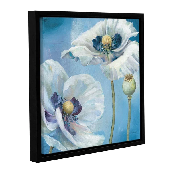ArtWall Lisa Audit's Blue Dance II - Gallery Wrapped Floater-framed Canvas 24x24 2aud011af
