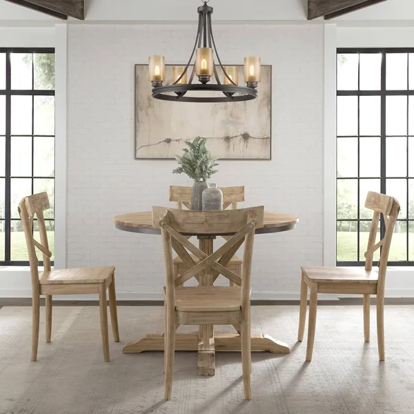 The Gray Barn Whistle Stop Round Standard Height Dining Table - Beach