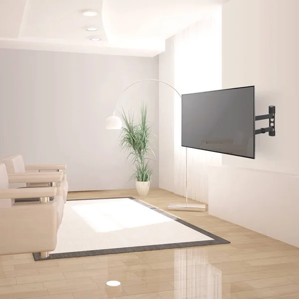 Barkan 13 - 65x22 Full Motion - 4 Movement Flat - Curved TV Wall Mount Black 80166139