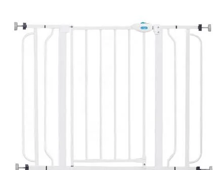Regalo 30 inch Wall Safe Extra Wide Baby Safety Gate - White