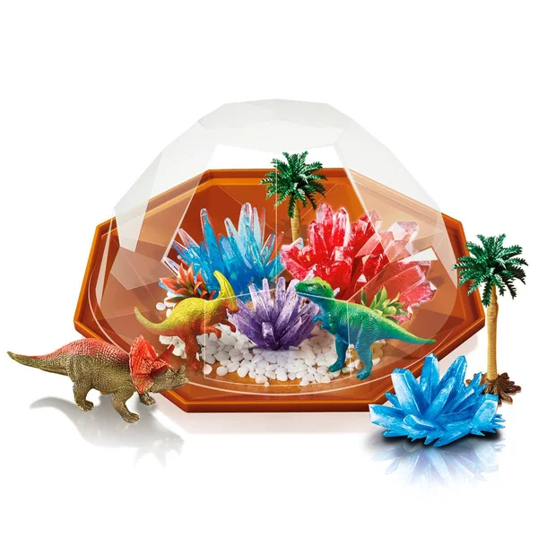 4m 403926 Dino Crystal Terrarium, Mixed Colours