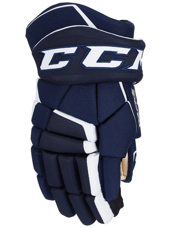CCM Tacks 9040 Hockey Gloves - Senior - Navy/White - 14.0x22