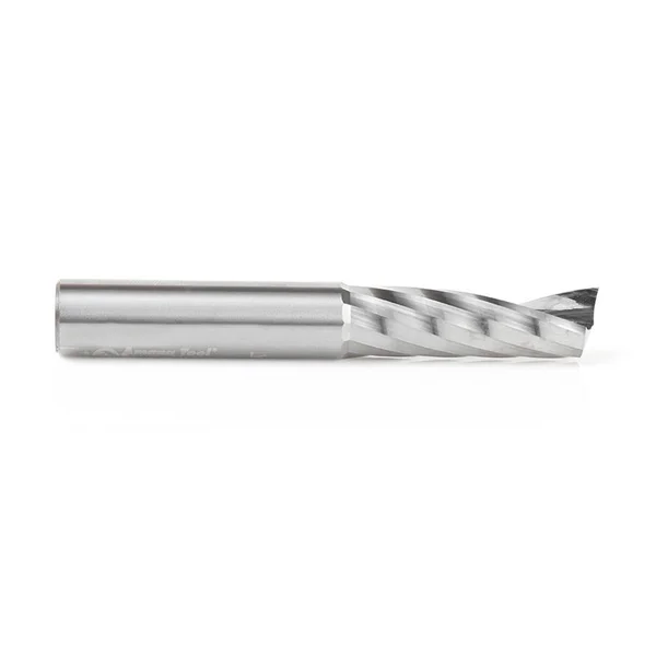 Amana Tool 51489 Solid Carbide CNC Spiral &O& Single Flute - Aluminum Cutting 1/2 Dia x 1-5/8 x 1/2 Shank x 3-1/2 inch Long Up-Cu