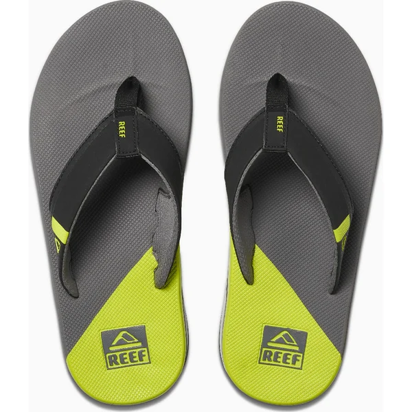 Reef -FANNING Low - Grey/Lime - 10