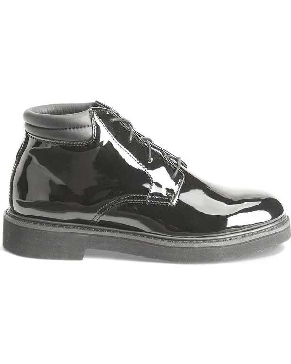 Rocky Men's High Gloss Dress Leather Chukka 500-8 - Size: 12, Black