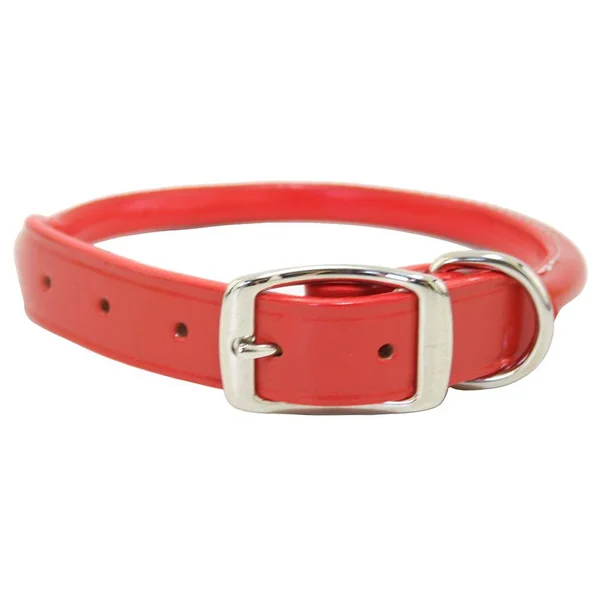 Auburn Leathercrafters Rolled Dog Collar - 24 Royal Blue
