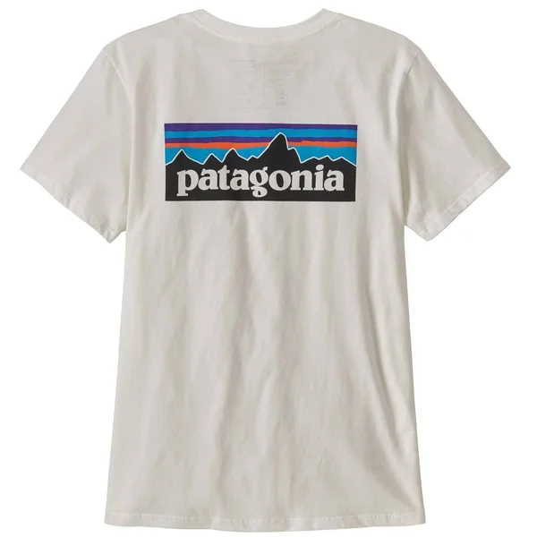 Patagonia - Camiseta WS P 6 Logo Organic Crew Toasted Peach - L