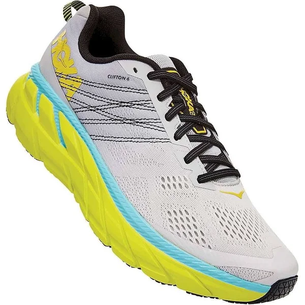 Hoka One One Men's Clifton 6 Shoe - 10.5 - Lunar Rock - Nimbus Cloud