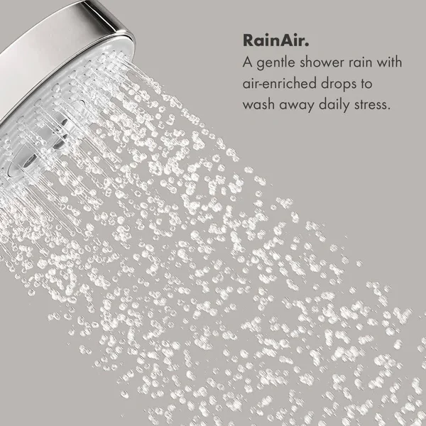 Hansgrohe 28471831 Raindance C 150 3 Jet Showerhead - Polished Nickel