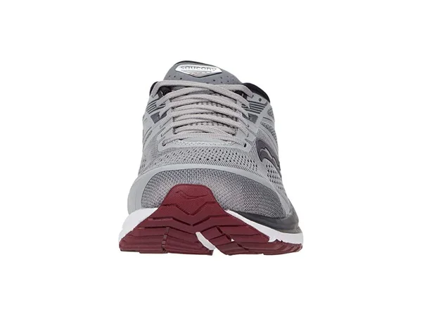 Saucony Omni 19 (Wide) 11, Alloy/Brick (Men's)