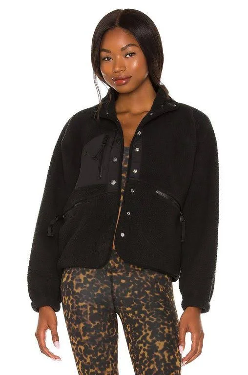 Hit The Slopes Fleece Jacket at Free People in Brown - Size: S