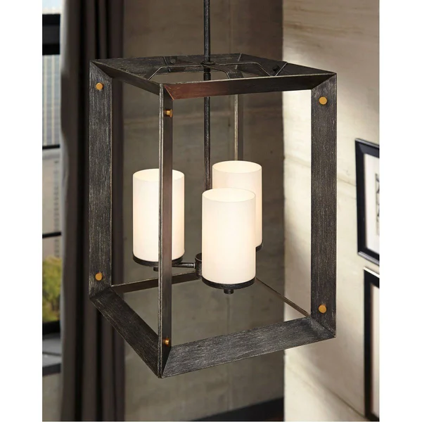 Sea Gull Lighting 6640504-71 Chatauqua Four Light Island Pendant - Antique Bronze