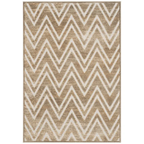 Safavieh Paradise PAR356-3140 5&3x22 x 7&6x22 Mouse - Cream Area Rug