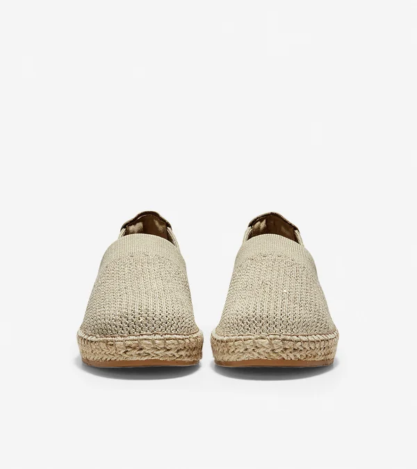 Cole Haan Women's Cloudfeel Stitchlite Espadrilles - Beige - Size 8.5