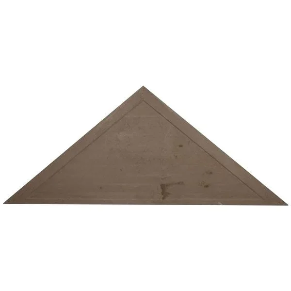 Ekena Millwork GVTR65X27D 65-inch W x 27-inch H x 2 1/4-Inch P Pitch 10/12 Triangle Gable Vent - Decorative