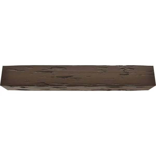 Ekena Millwork MANUPC04X06X60NM 4x22H x 6x22D x 60x22W Pecky Cypress Faux Wood Fireplace Mantel - Natural Mahogany