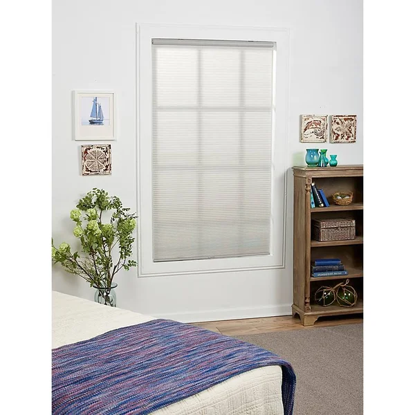 St. Charles Light Filtering 28.5x22 x 64x22 Cordless Cellular Shade in Grey