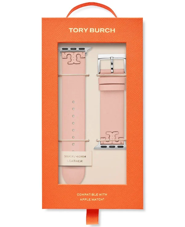 Tory Burch Mcgraw Band for Apple Watch - Blush Leather, 38 mm - 40 mm