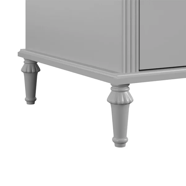 Little Seeds Rowan Valley Arden 6 Drawer Grey Changing Dresser, Gray