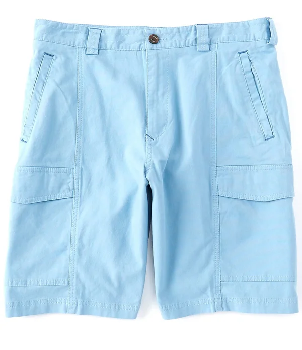Tommy Bahama Key Isles Cargo 10 Inseam Shorts - Mens, 40, Dusk Blue