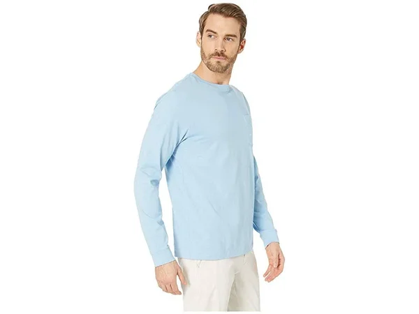 Vineyard Vines - Long Sleeve Vintage Whale Pocket Tee, S, Jake Blue