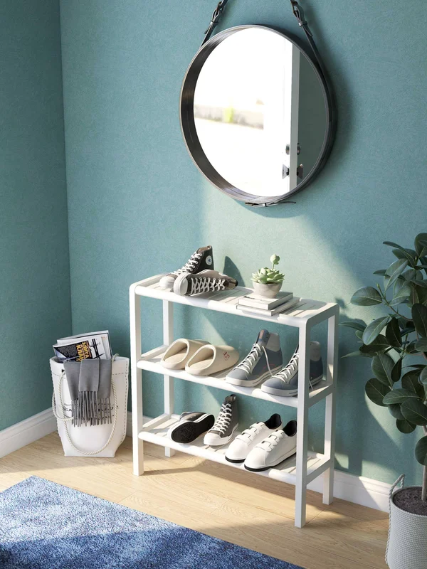 HomeRoots 380026 29 in. Bookcase with 3 Shelves in White