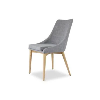 Corrigan Studio Quentin Upholstered Dining Chair Upholstery Color: Light Gray