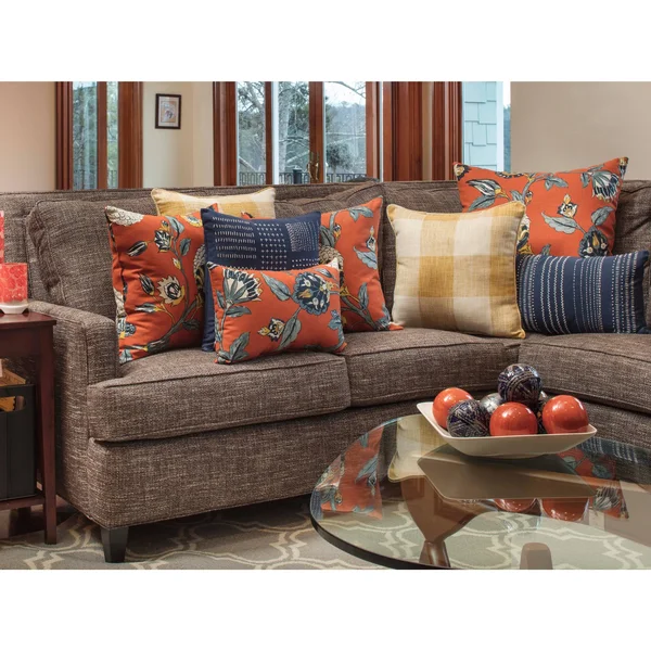 Pillow Perfect - Check Please Sunshine Yellow 25-inch Floor Pillow