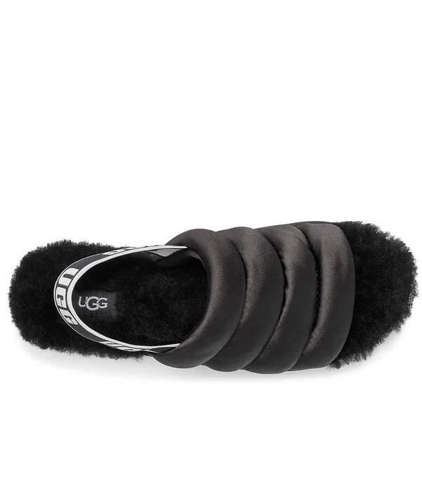 Ugg Puff Yeah (Black) Women's Slippers