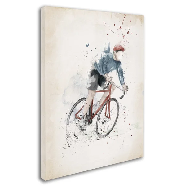 Trademark Fine Art Balazs Solti I Want to Ride My Bicycle Canvas Wall Art