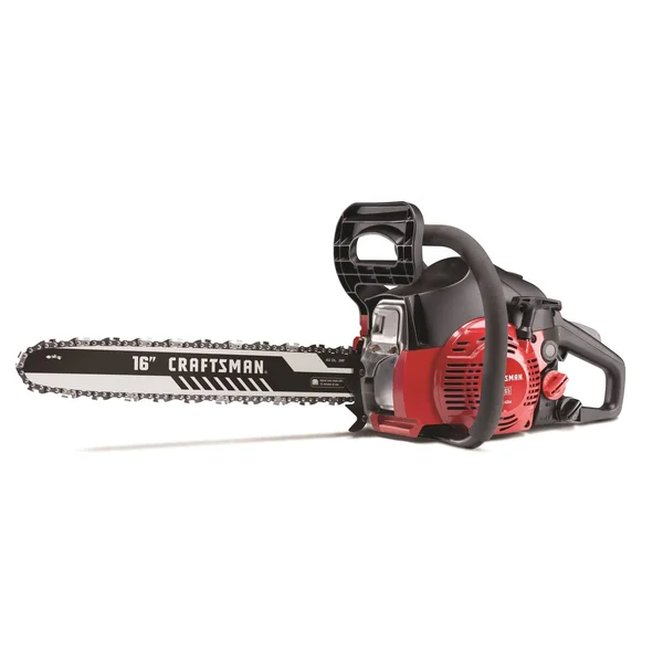 Craftsman 41AY4216791 S165 42cc Full Crank 2-Cycle Gas Chainsaw-16-Inch Bar and Automatic Chain Oiler-Carrying Case Included, Li
