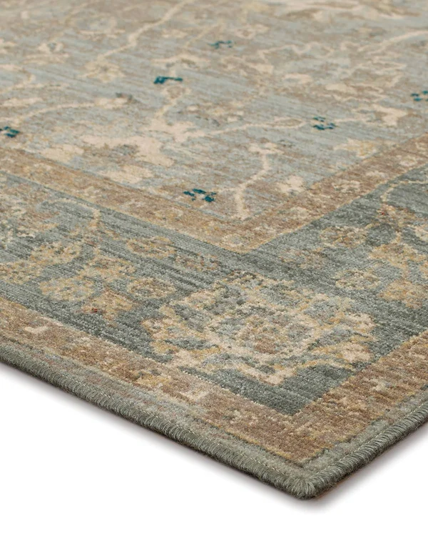Tommy Bahama Vintage 534E2 2&7x22 x 9&4x22 Runner Blue - Beige Area Rug