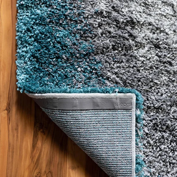 Soft Touch Shag Turquoise 6x9 Area Rug