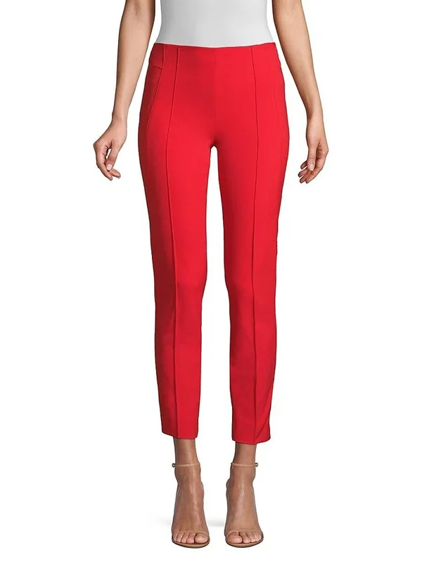 Escada Hepburn Techno Ankle-Zip Pants - Black, Women's, 8