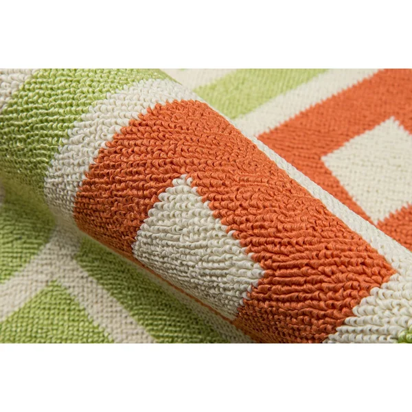 Momeni Baja Area Rug, Green, 8&6x22 x 13&