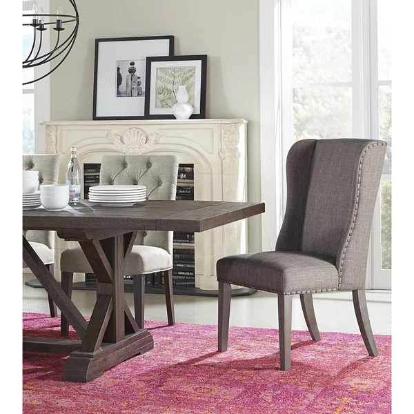 Modus Alex Upholstered Wingback Dining Chair - Set of 2