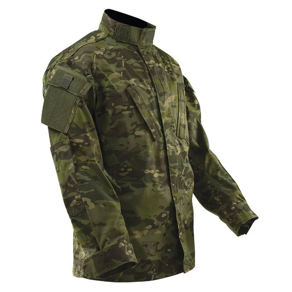 Tru-Spec 1262 Tactical Response Uniform Shirt - All Terrain Tiger Stripe Camo, Xs
