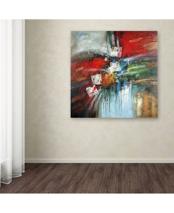 Rio &Cube Abstract IV& Canvas Art, Trademark Fine Art