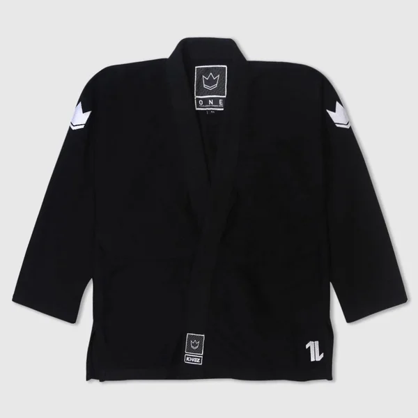 Kingz The One Jiu Jitsu Gi - Free White Belt - A2 Black