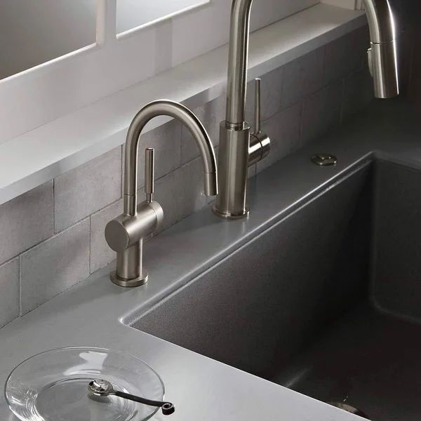Insinkerator F-HC3300SN Indulge Modern Instant Hot and Cold Water Dispenser, Satin Nickel