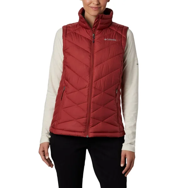 Columbia Heavenly Vest Xs, Dusty Crimson