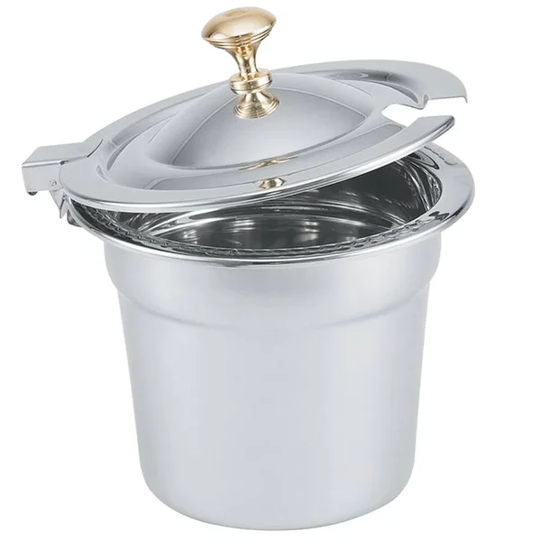 Vollrath Miramar Brass Knob Hinged Cover - for 10 qt Soup in 8261720